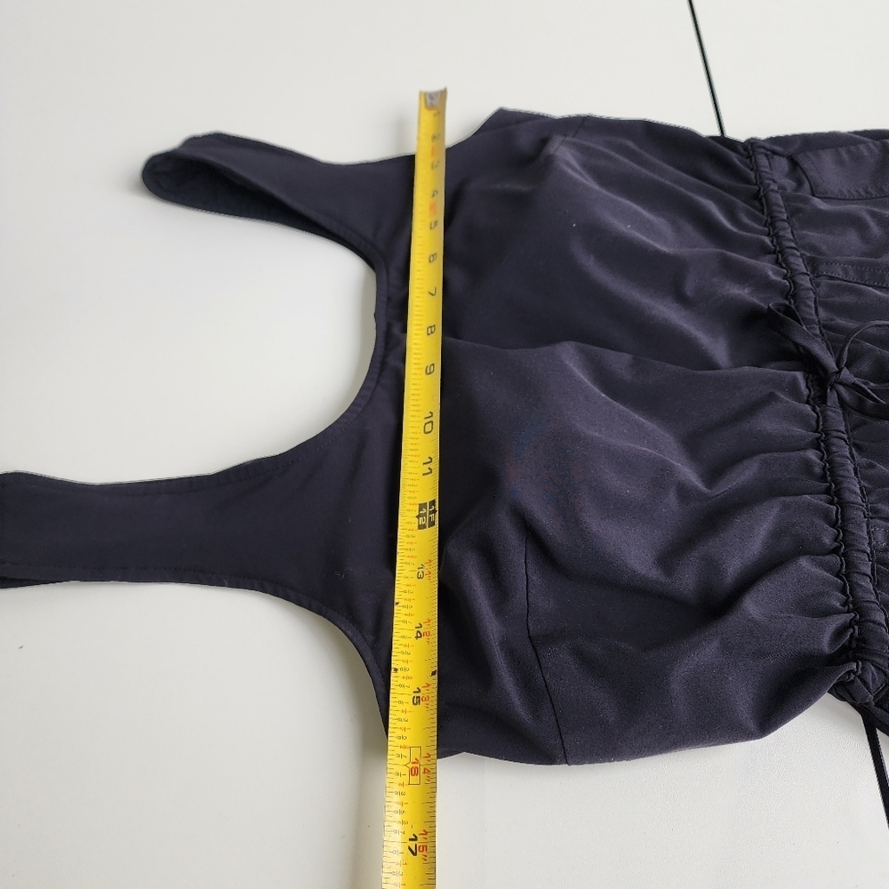 Soma Black Sleeveless Drawstring Waist Dress - Picture 9 of 15